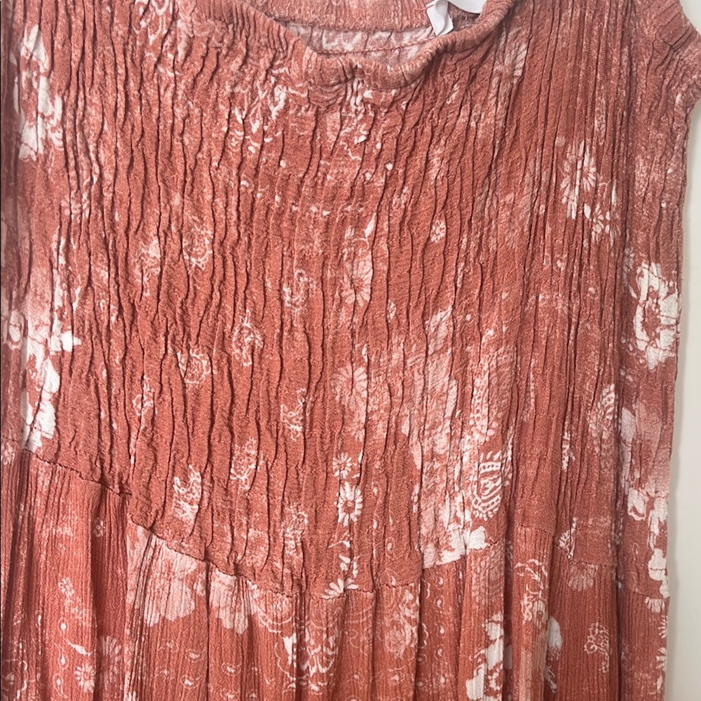Floral Maxi Dress in Rust - Picture 2 of 4